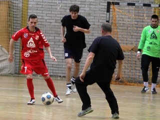 Kispályás foci a sportnapon - fotó: Sándor Judit