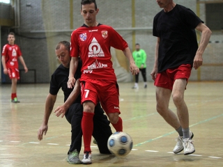 Kispályás foci a sportnapon - fotó: Sándor Judit