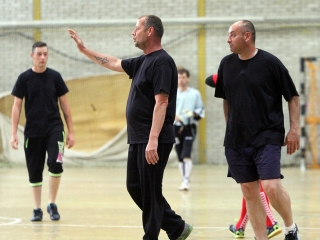 Kispályás foci a sportnapon - fotó: Sándor Judit