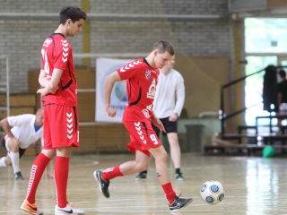 Kispályás foci a sportnapon - fotó: Sándor Judit