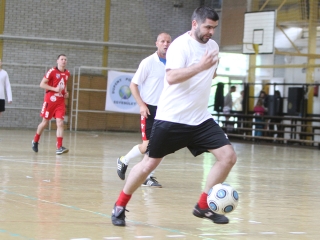 Kispályás foci a sportnapon - fotó: Sándor Judit