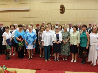 Pedagógusnapi 2021 - ünnepség a Városházán - fotó: 