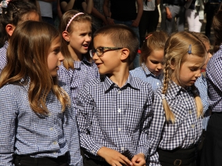 Elsősavatás a Móricz iskolában - fotó: 