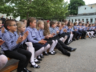 Elsősavatás a Móricz iskolában - fotó: 