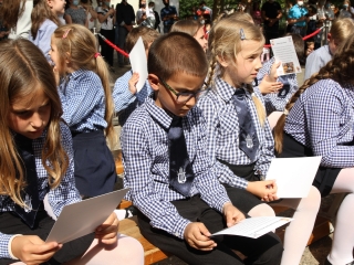 Elsősavatás a Móricz iskolában - fotó: 