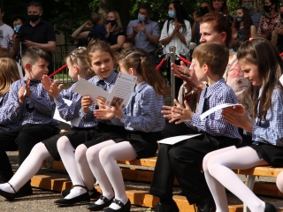 Elsősavatás a Móricz iskolában - fotó: 