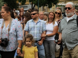 Tanévzáró koncert a téren - fotó: 