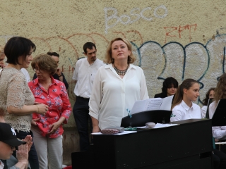 Tanévzáró koncert a téren - fotó: 