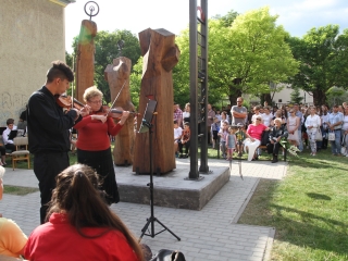 Tanévzáró koncert a téren - fotó: 