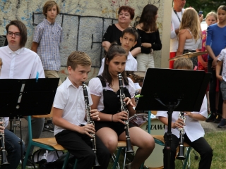 Tanévzáró koncert a téren - fotó: 