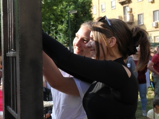 Tanévzáró koncert a téren - fotó: 