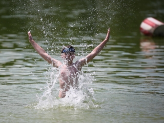 Benépesült a szabadstrand - fotó: 