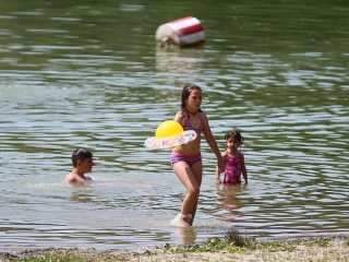 Benépesült a szabadstrand - fotó: 