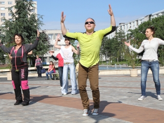 Villámparádé a Városháza téren - fotó: Sándor Judit