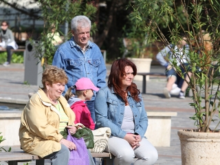 Villámparádé a Városháza téren - fotó: Sándor Judit