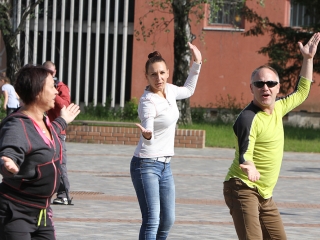 Villámparádé a Városháza téren - fotó: Sándor Judit