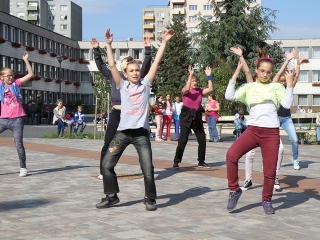 Villámparádé a Városháza téren - fotó: Sándor Judit