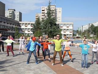 Villámparádé a Városháza téren - fotó: Sándor Judit