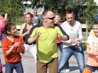 Villámparádé a Városháza téren - fotó: Sándor Judit