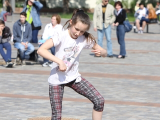 Villámparádé a Városháza téren - fotó: Sándor Judit