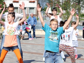 Villámparádé a Városháza téren - fotó: Sándor Judit