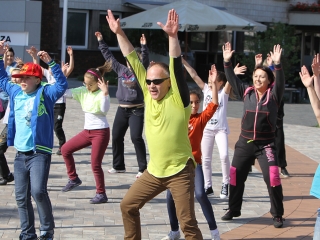 Villámparádé a Városháza téren - fotó: Sándor Judit