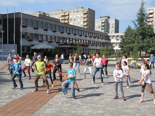 Villámparádé a Városháza téren - fotó: Sándor Judit