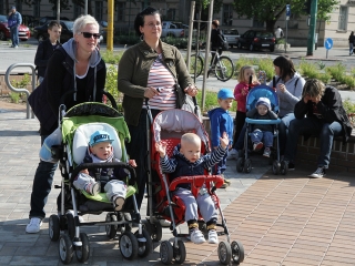 Villámparádé a Városháza téren - fotó: Sándor Judit