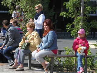 Villámparádé a Városháza téren - fotó: Sándor Judit