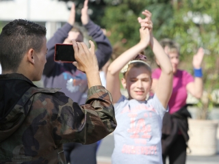 Villámparádé a Városháza téren - fotó: Sándor Judit