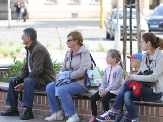 Villámparádé a Városháza téren - fotó: Sándor Judit