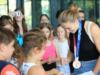 Hazatértek az olimpiai bronzérmes válogatott dunaújvárosi tagjai - fotó: 