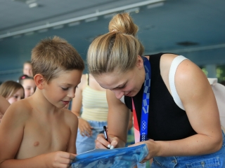 Hazatértek az olimpiai bronzérmes válogatott dunaújvárosi tagjai - fotó: 