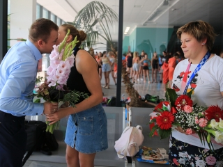 Hazatértek az olimpiai bronzérmes válogatott dunaújvárosi tagjai - fotó: 