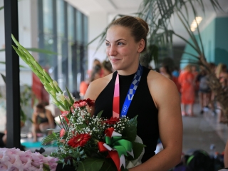 Hazatértek az olimpiai bronzérmes válogatott dunaújvárosi tagjai - fotó: 