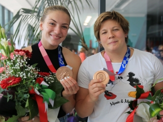 Hazatértek az olimpiai bronzérmes válogatott dunaújvárosi tagjai - fotó: 