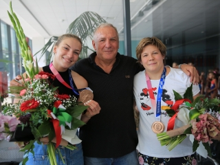 Hazatértek az olimpiai bronzérmes válogatott dunaújvárosi tagjai - fotó: 