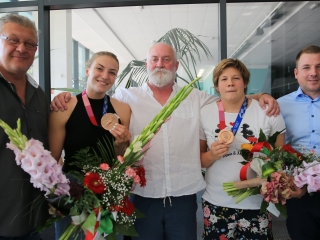 Hazatértek az olimpiai bronzérmes válogatott dunaújvárosi tagjai - fotó: 