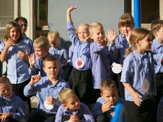 Tanévnyitó a Móricz iskolában - fotó: 