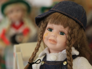 Babakiállítás a Dunaferr iskolában - fotó: 