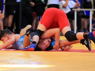 Jubileumi birkózó versenyek Rácalmáson - fotó: 