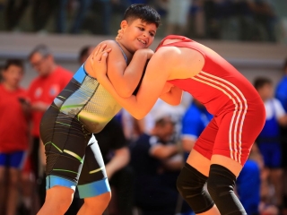 Jubileumi birkózó versenyek Rácalmáson - fotó: 