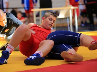 Jubileumi birkózó versenyek Rácalmáson - fotó: 