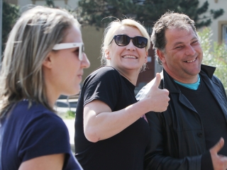 Labda banda a Városháza téren - fotó: Sándor Judit