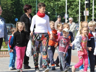 Labda banda a Városháza téren - fotó: Sándor Judit