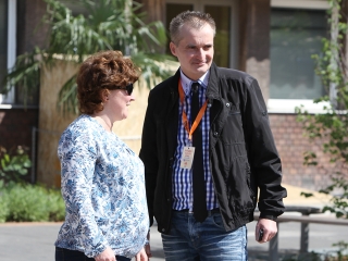 Labda banda a Városháza téren - fotó: Sándor Judit