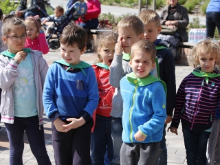 Labda banda a Városháza téren - fotó: Sándor Judit