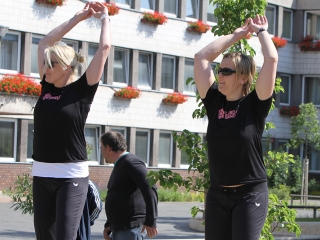 Labda banda a Városháza téren - fotó: Sándor Judit