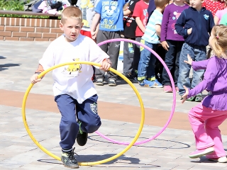 Labda banda a Városháza téren - fotó: Sándor Judit