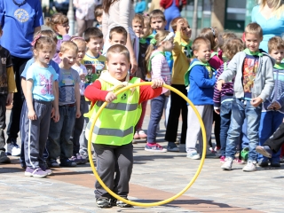 Labda banda a Városháza téren - fotó: Sándor Judit